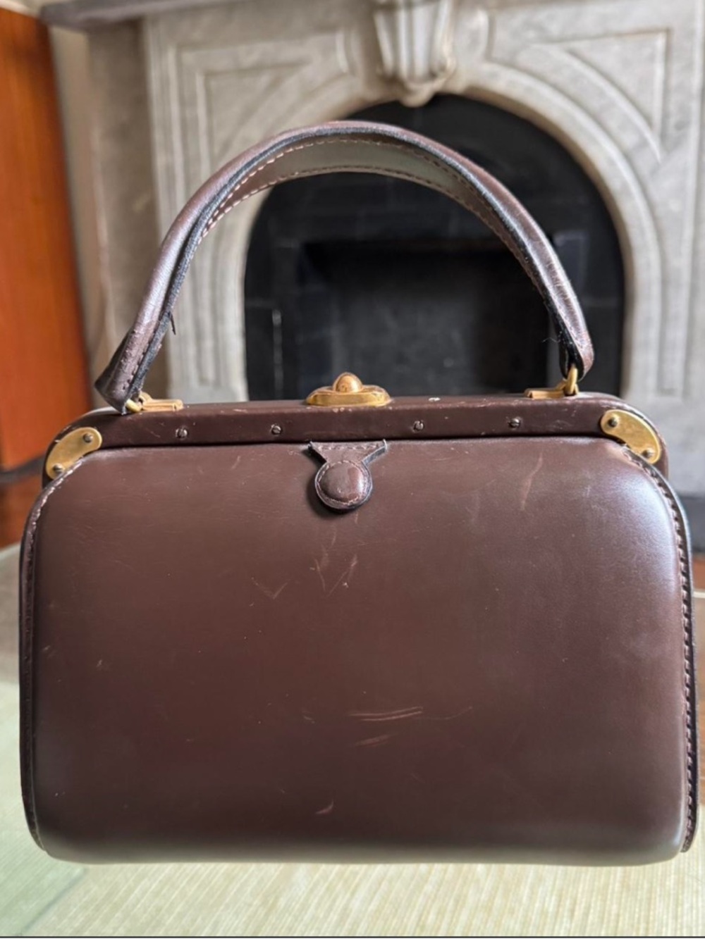 Vintage 1950’s Lederer Stopwatch Handbag - Picture 5 of 7